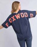 Foxwood Interval Tee - Navy/ Orange