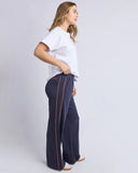 Foxwood Traveller Pant - Navy/Orange