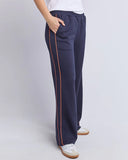 Foxwood Traveller Pant - Navy/Orange