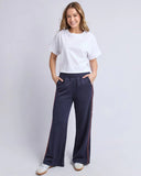 Foxwood Traveller Pant - Navy/Orange