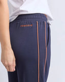 Foxwood Traveller Pant - Navy/Orange