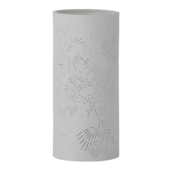 Gia Porcelain Table Lamp 10x20cm White