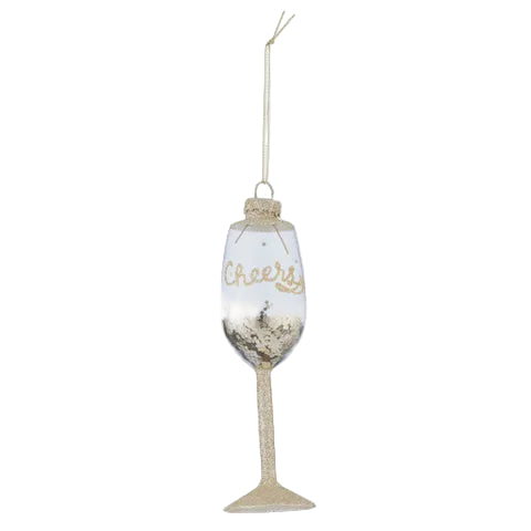 Christmas Ornament - Champagne Flute