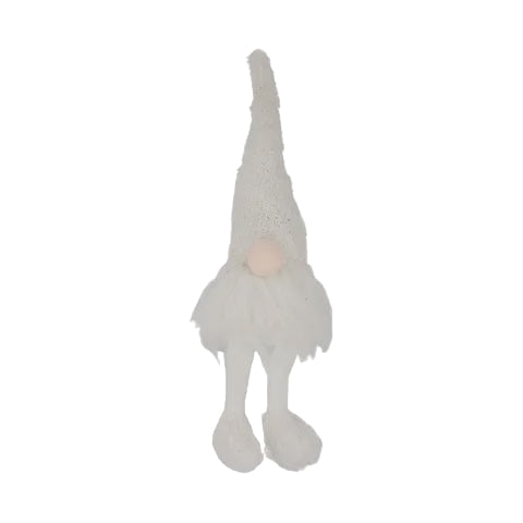 Gnome Fur Dangly - White