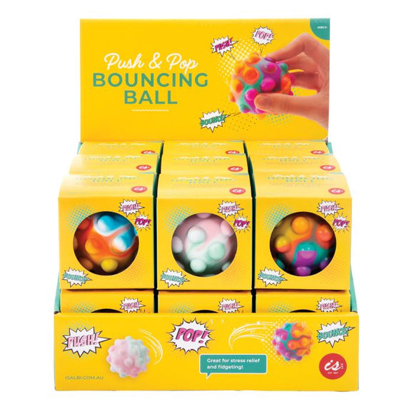 Fidget - Push & Pop Ball multicoloured