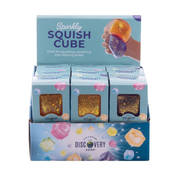 Sparkly Squish Cube - Assorted