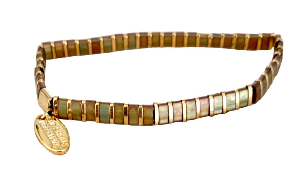 Ibiza Bracelet - Luxe Bronzed Metals