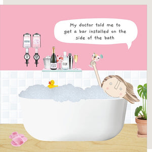 Greeting Card Rosie Made A Thing - Bath Bar