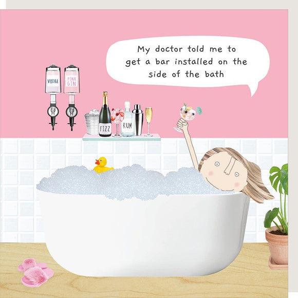 Greeting Card Rosie Made A Thing - Bath Bar