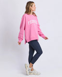 Foxwood Interval Crew - B-gum Pink/White