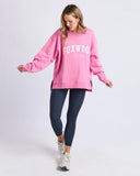 Foxwood Interval Crew - B-gum Pink/White