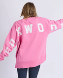 Foxwood Interval Crew - B-gum Pink/White