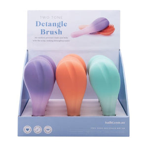 Two Tone Hairbrush - Assorted