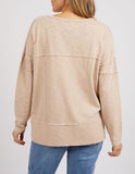 Foxwood Jayne Throw on Top - Oatmeal