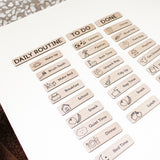 Daily Routine Magnet Set