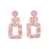 KiKi Earrings - Pink Pattern