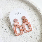KiKi Earrings - Pink Pattern