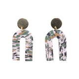 KiKi Earrings - Rainbow Terrazzo