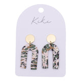 KiKi Earrings - Rainbow Terrazzo