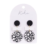 KiKi Earrings - Round Pebble