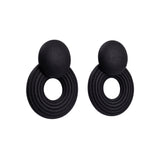 KiKi Earrings - Wooden Circle