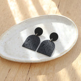 KiKi Earrings - Black Geo