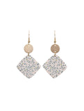 KiKi Green Speckles Drop Earrings