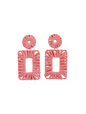 KiKi Pink Rectangles Earrings
