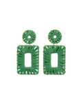 KiKi Green Rectangles Earrings