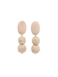 KiKi Raw Wood Drops Earrings