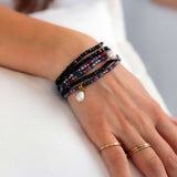 KiKi Obsidian Dream Crystal Wrap Jewellery