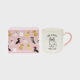 Mug - Loved By My Life Is Better With A Cat