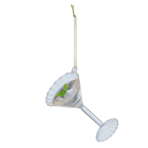 Christmas Ornament - Martini Ornament Glass - Pink