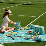 Kollab Picnic Mat - Ocean Check