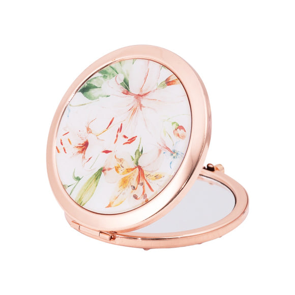 Compact Mirror - Floral