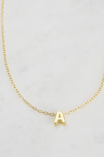 Zafino Letter Necklace - A