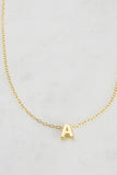 Zafino Letter Necklace - A