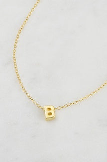 Zafino Letter Necklace - B