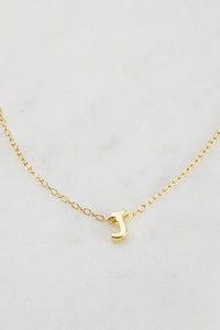 Zafino Letter Necklace - J