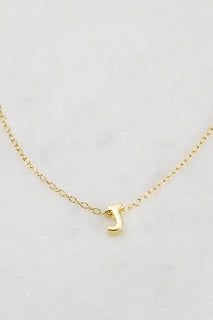 Zafino Letter Necklace - J