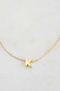 Zafino Letter Necklace - K