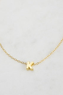 Zafino Letter Necklace - K