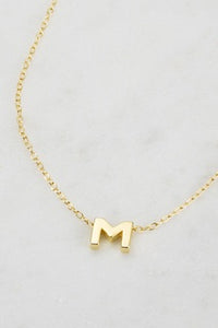Zafino Letter Necklace - M
