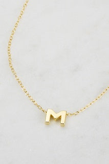 Zafino Letter Necklace - M