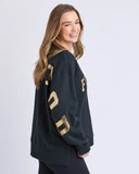 Foxwood Interval Crew - Black/Gold