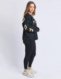 Foxwood Interval Crew - Black/Gold