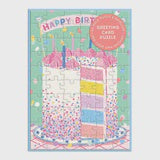 Confetti Birthday Cake Greeting Card - Puzzle