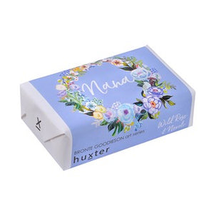 Wrapped Soap "Blues Floral Wreath" - Nana