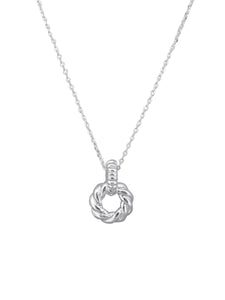 Tiger Tree Necklace - Silver Bella
