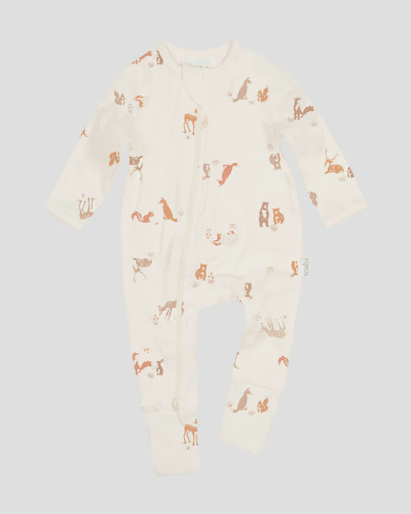 Toshi - Onesie L/S Enchanted Forest Feather